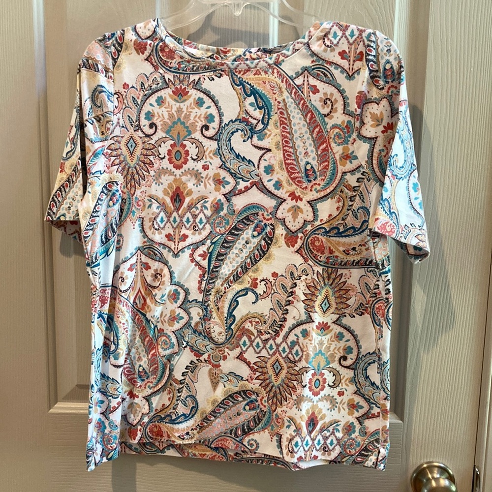 EUC Chico’s Paisley Shirt
